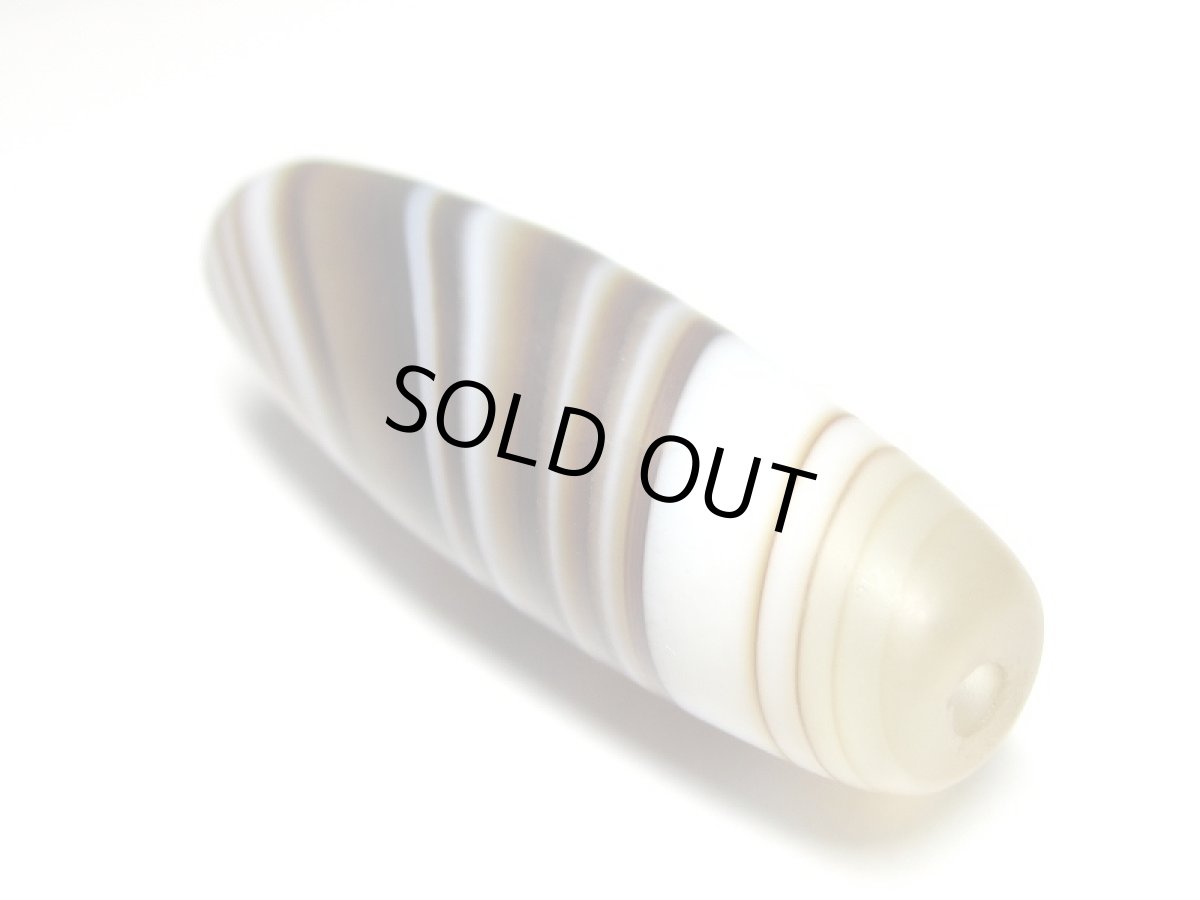 画像2: 天然線天珠 38mm (2)