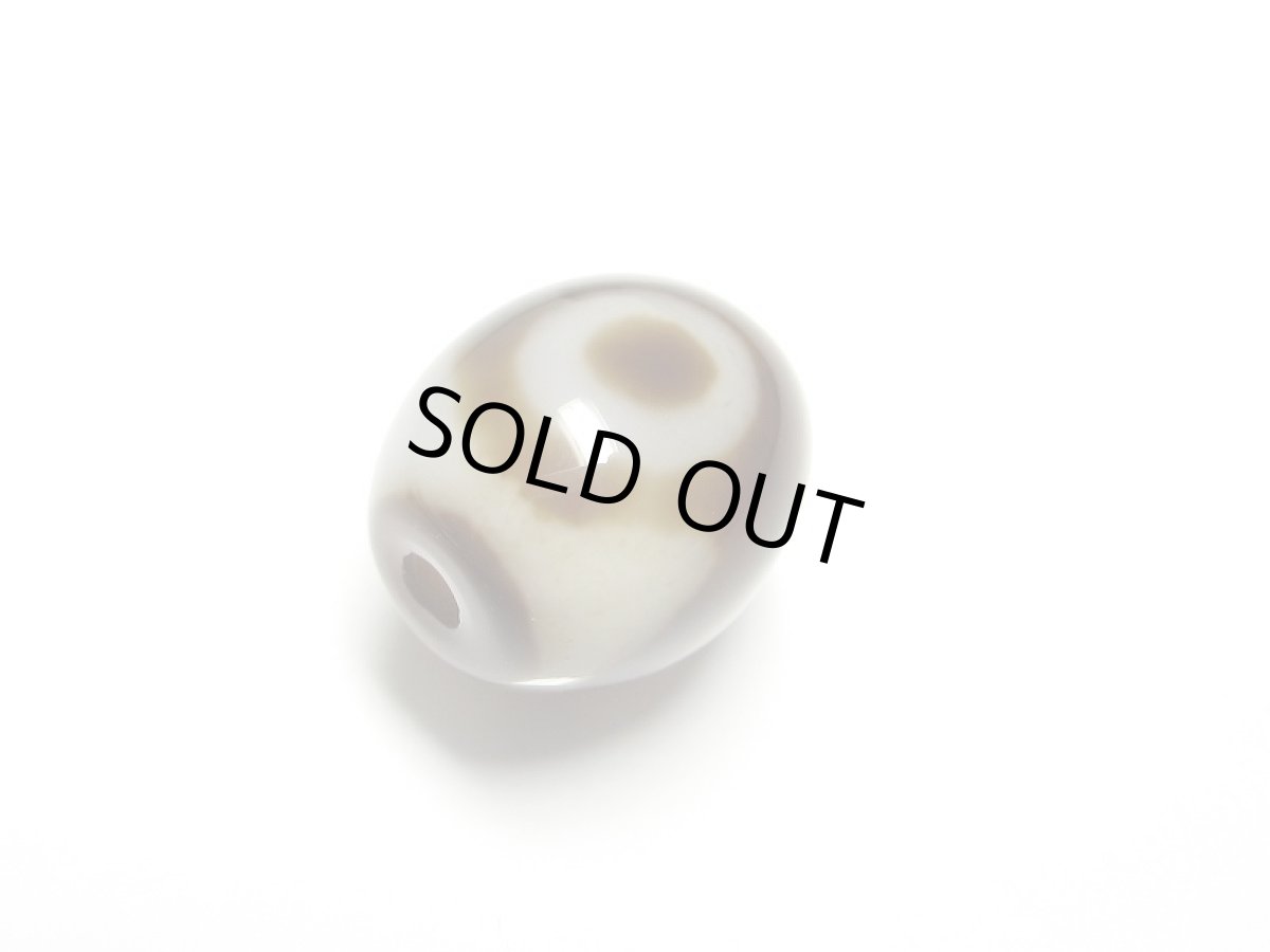 画像3: 黒地至純・三眼天珠 12mm (3)