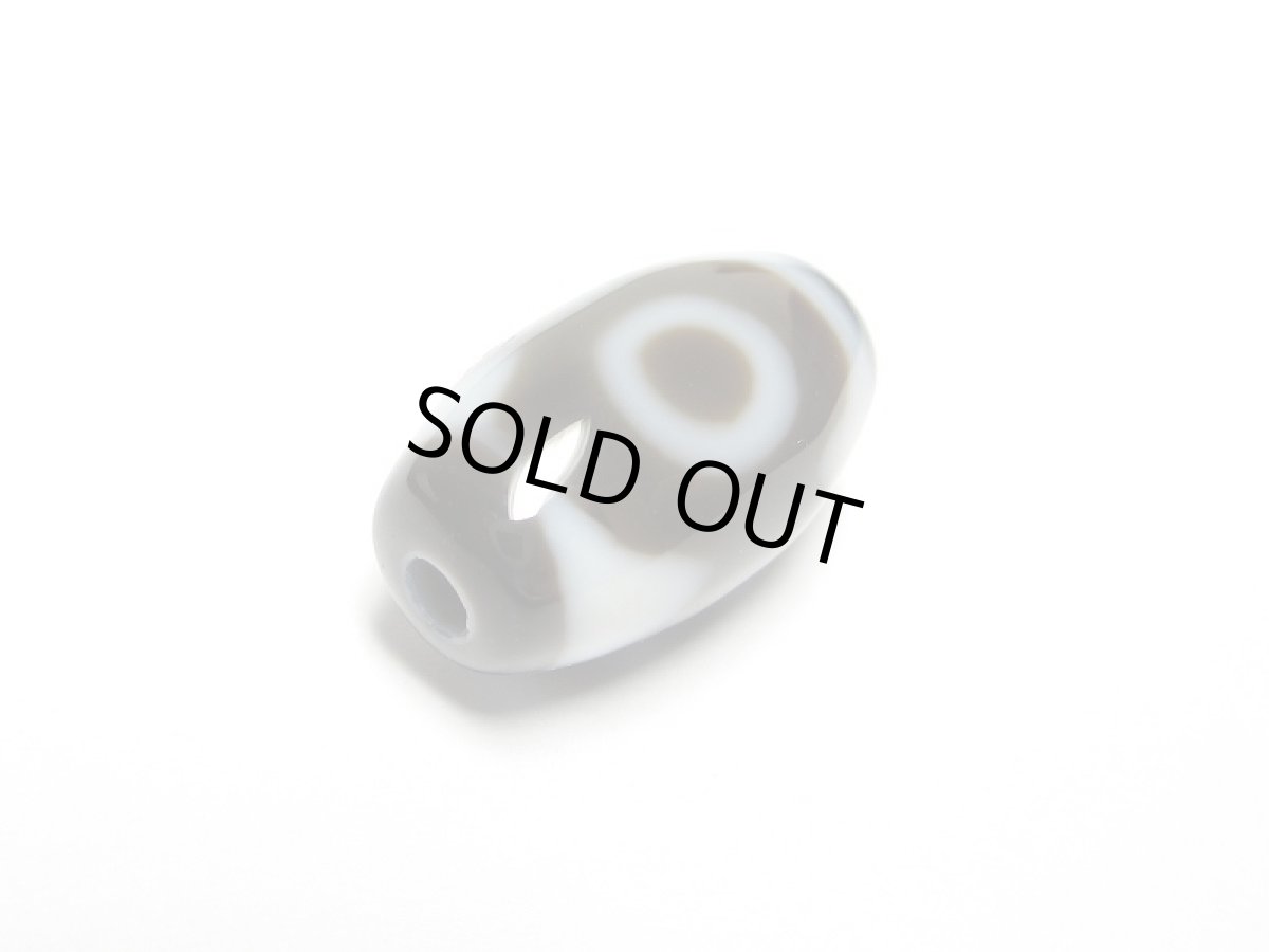 画像3: 黒地至純・三眼天珠 15mm (3)