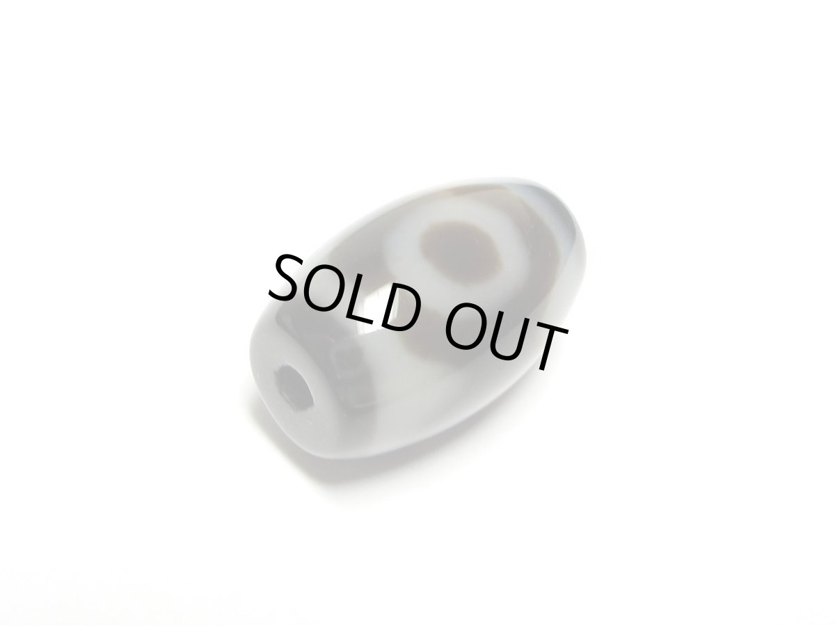 画像3: 黒地至純・三眼天珠 15mm (3)