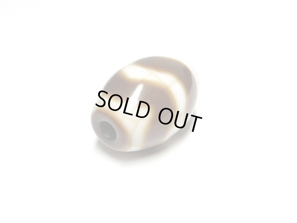 画像3: 火供天珠・双虎牙天珠 18mm  (3)