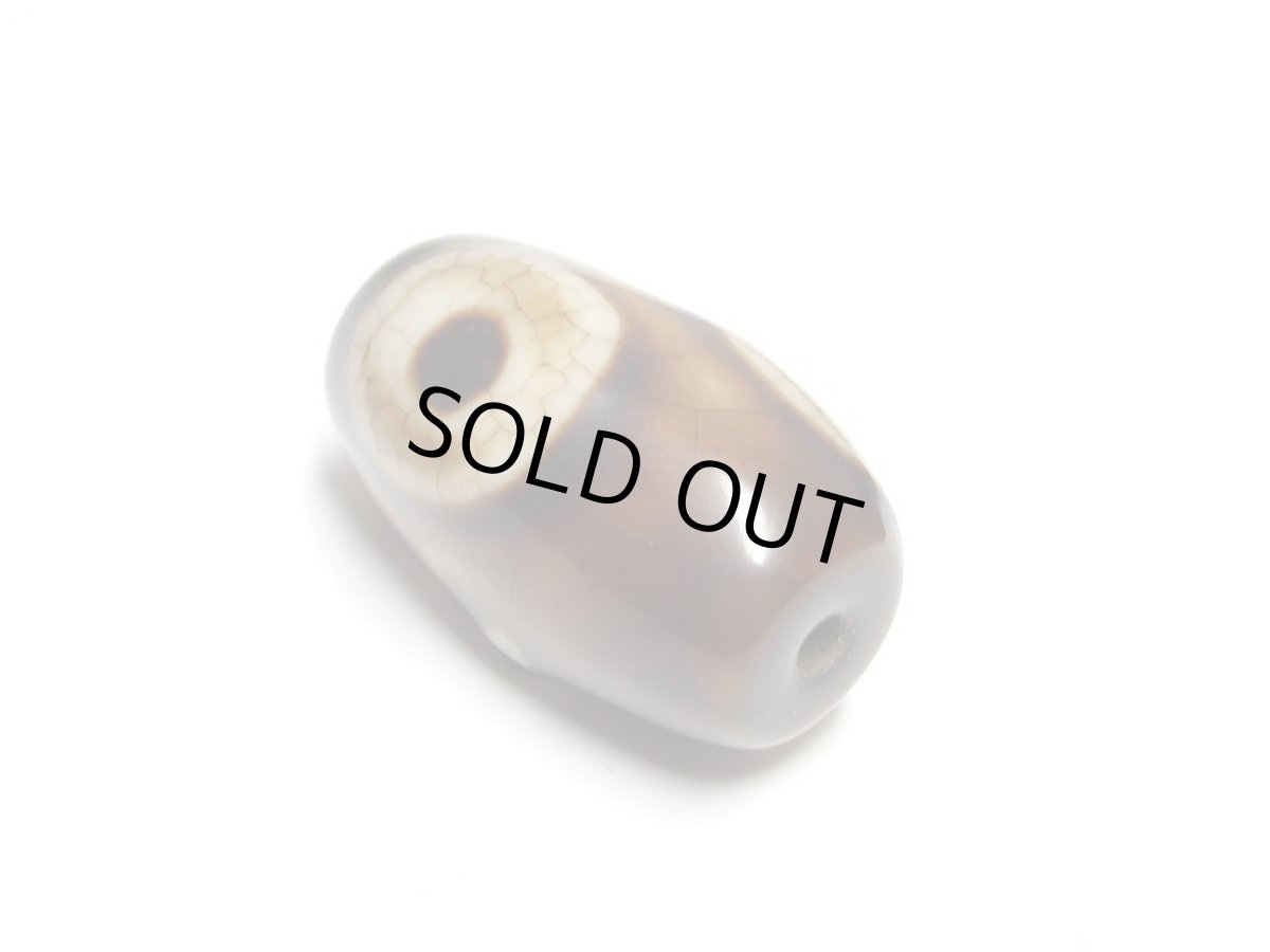 画像2: 火供天珠・日月星天珠 23.5mm (2)