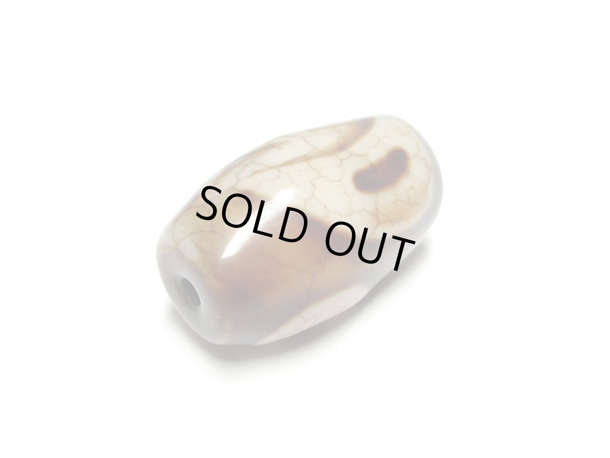 画像3: 火供天珠・日月星天珠 23.5mm (3)