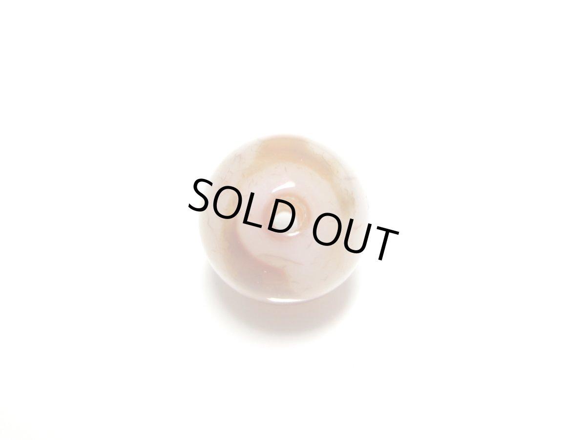 画像5: 紅鱗紋丸型天珠・水蓮花天珠 10mm (5)