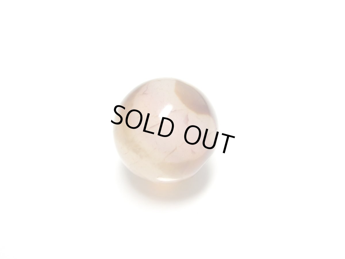 画像2: 紅鱗紋丸型天珠・日月星天珠 10mm (2)