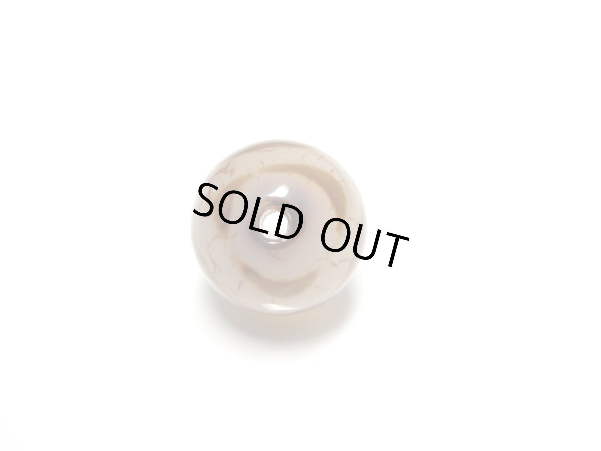 画像5: 紅鱗紋丸型天珠・水紋天珠 10mm (5)