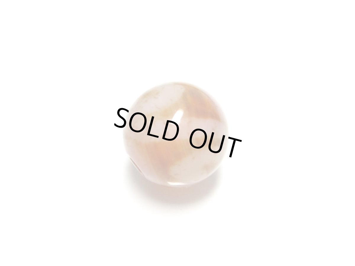 画像3: 紅鱗紋丸型天珠・水蓮花天珠 10mm (3)