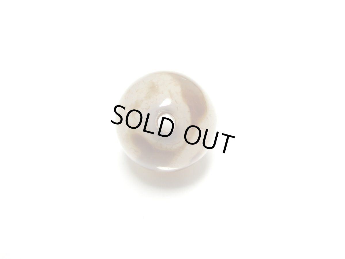 画像5: 紅鱗紋丸型天珠・水蓮花天珠 9.5mm (5)