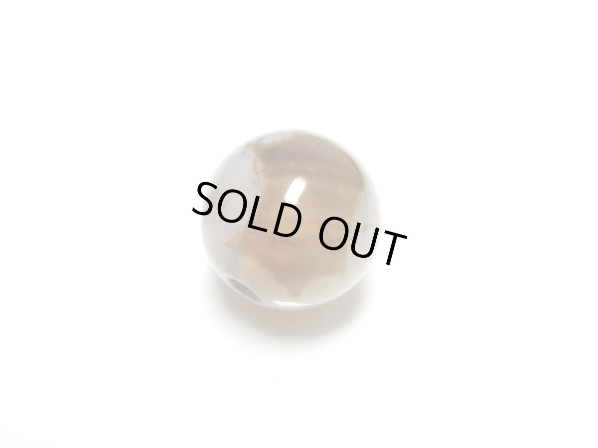 画像3: 紅鱗紋丸型天珠・宝瓶天珠 10mm (3)