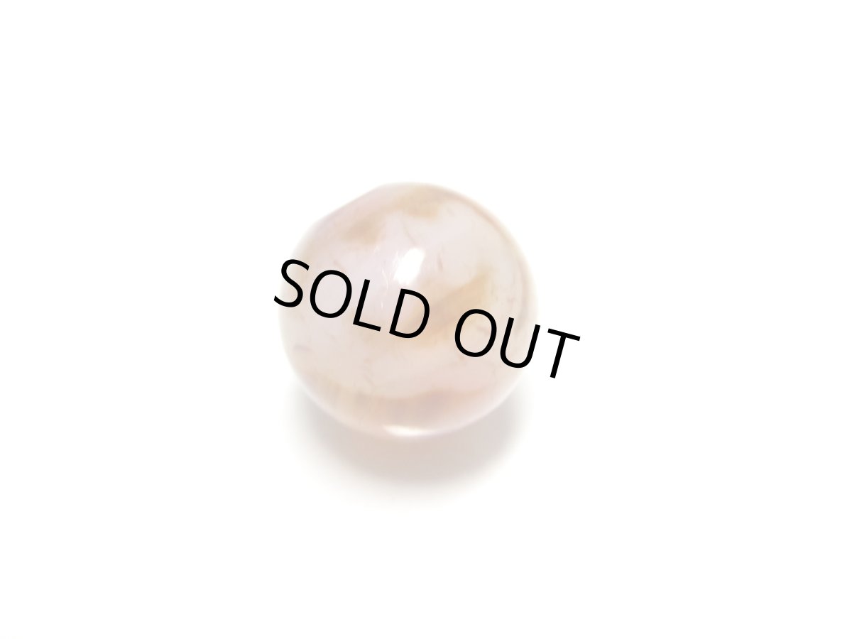 画像2: 紅鱗紋丸型天珠・水蓮花天珠 10mm (2)