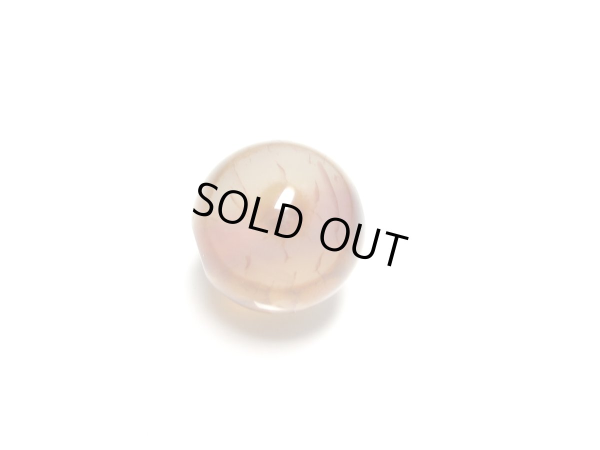 画像3: 紅鱗紋丸型天珠・日月星天珠 10mm (3)