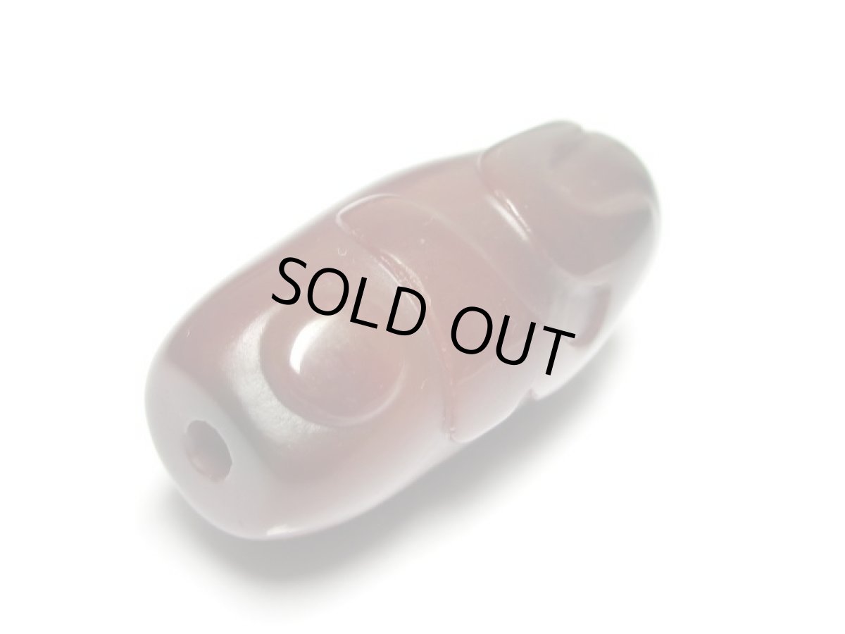 画像5: 老鉱朱砂紅・馬頭観音金剛杵天珠 (5)