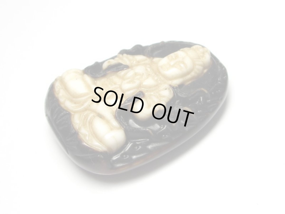 画像3: 良質な高級品 彫刻 大日如来 ・観音天珠 (3)