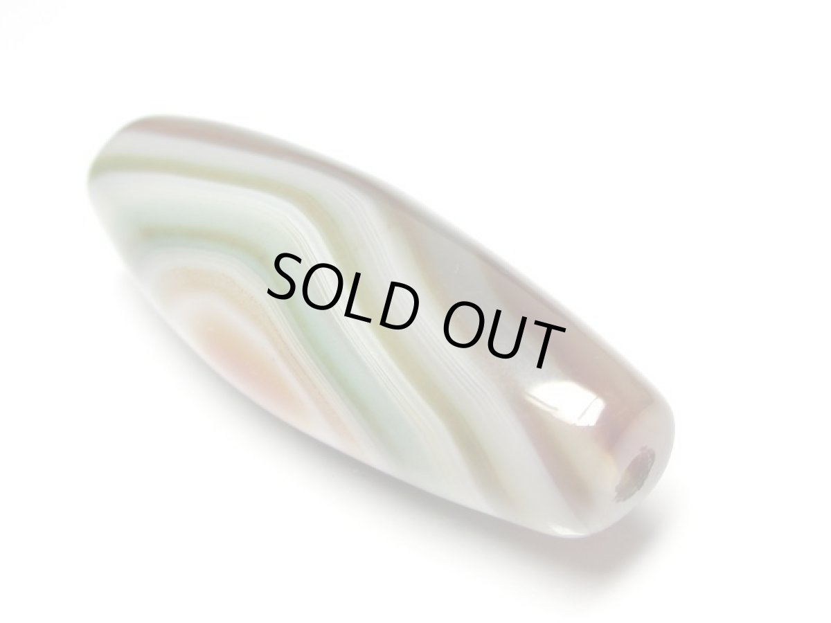 画像2: 紅朱砂入り ・羊眼天珠 (2)