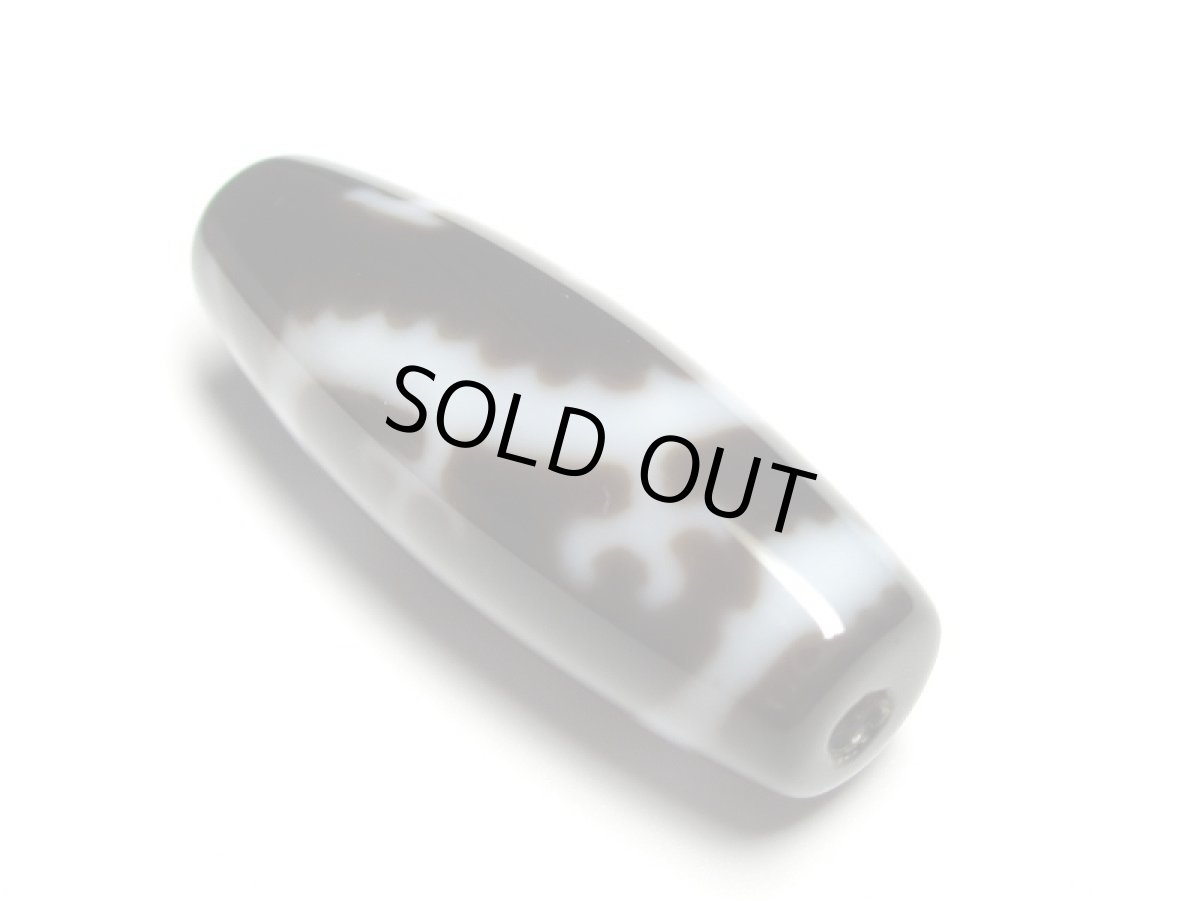 画像2: 黒地至純・観音乗龍天珠 37mm【160427】 (2)