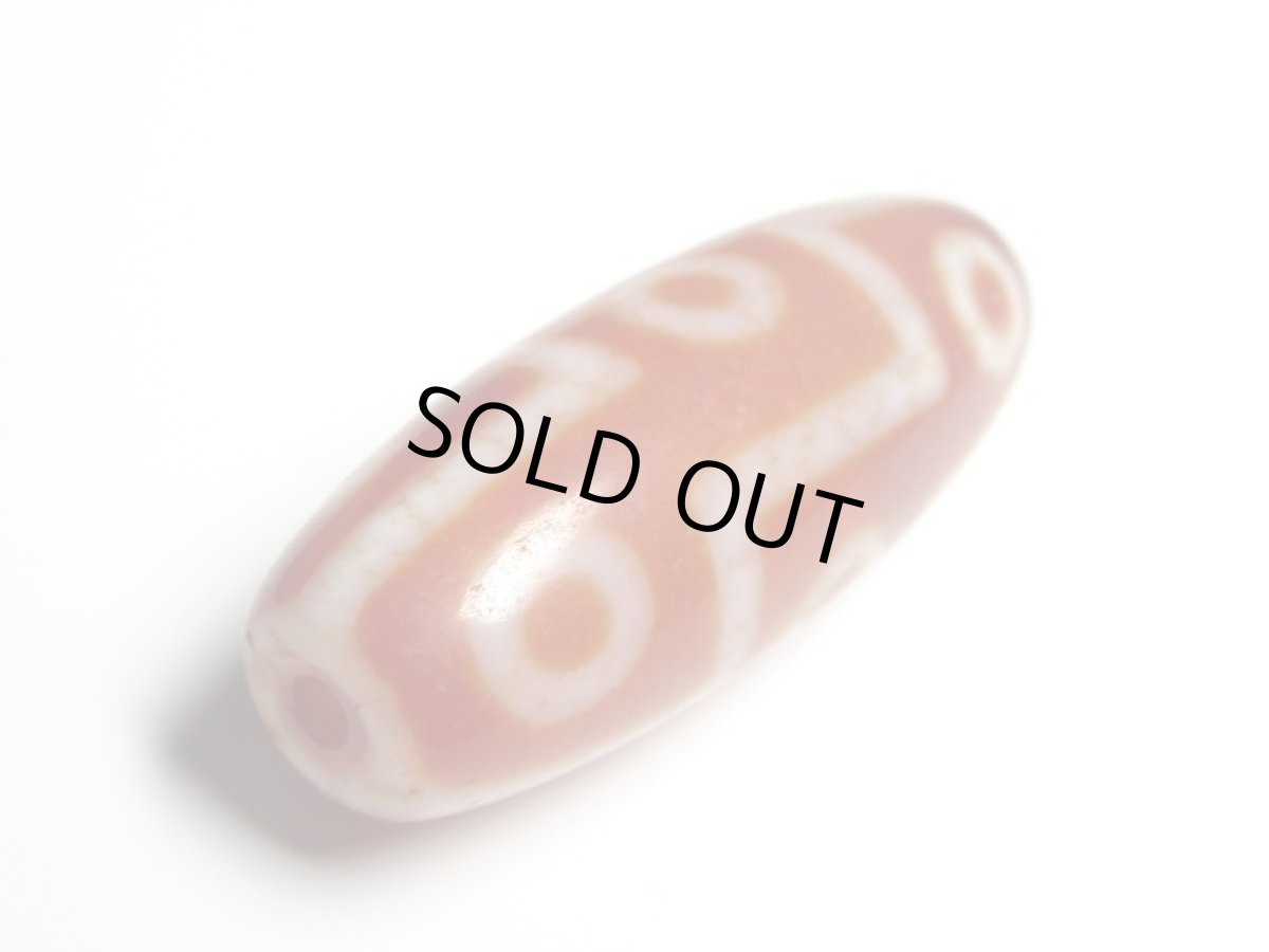 画像5: 老鉱朱砂紅・九眼天珠 40mm【160427】 (5)