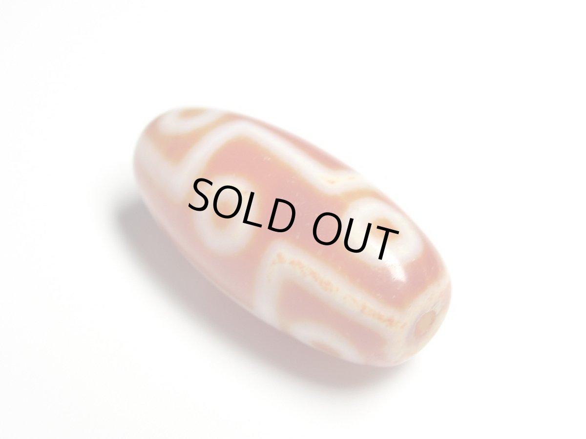 画像2: 老鉱朱砂紅・九眼天珠 32mm【160427】 (2)