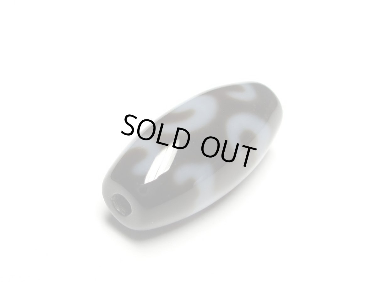 画像5: 黒地至純・五福臨門天珠 23.5mm (5)