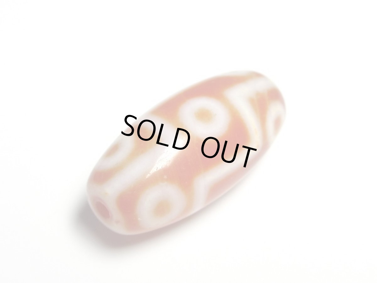 画像3: 老鉱朱砂紅・九眼天珠 32mm【160427】 (3)