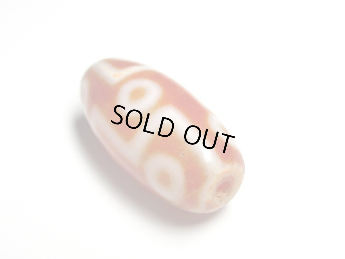 画像4: 老鉱朱砂紅・九眼天珠 32mm【160427】 (4)