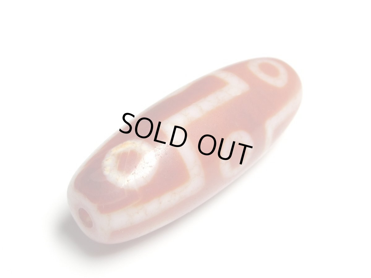 画像3: 老鉱朱砂紅・九眼天珠 40mm【160427】 (3)