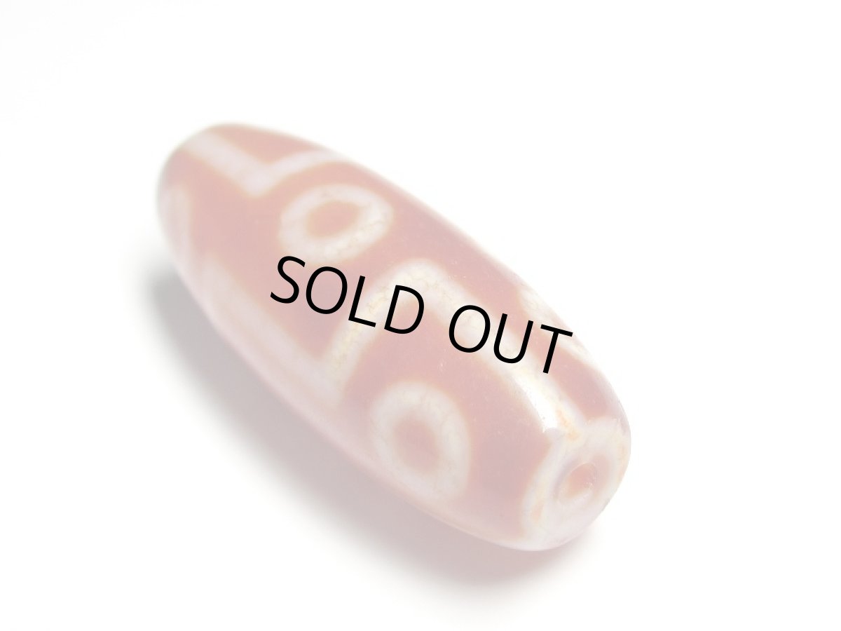 画像4: 老鉱朱砂紅・九眼天珠 40mm【160427】 (4)