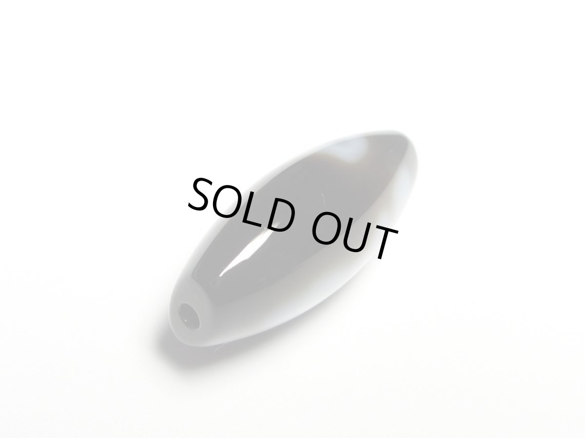 画像5: 黒地至純・観音水蓮花天珠 25mm【160427】 (5)