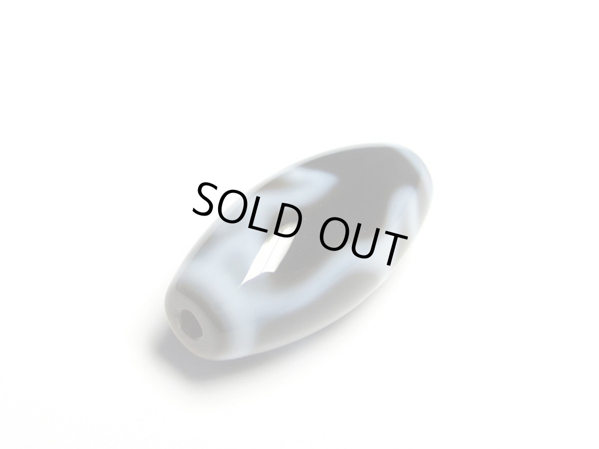 画像5: 黒地至純・水蓮花天珠 25mm【160427】 (5)