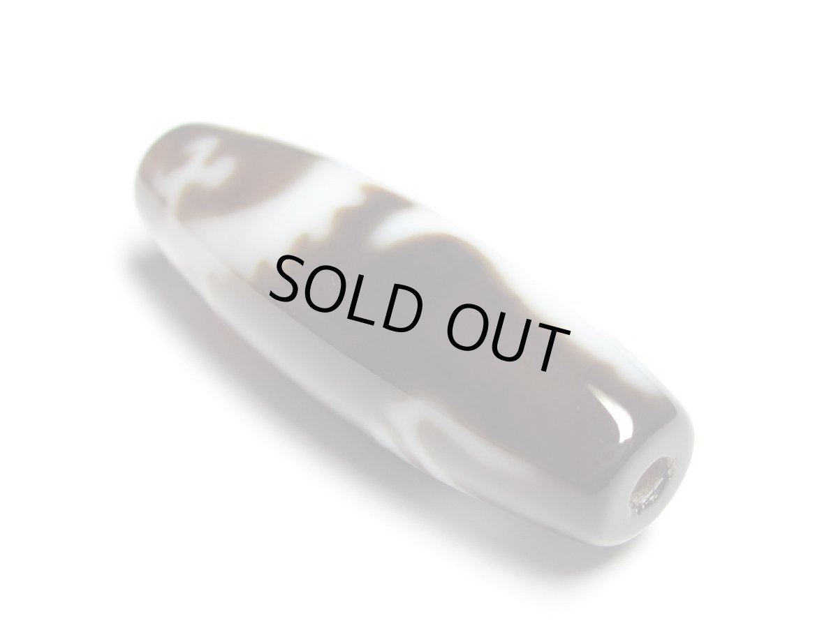 画像6: 黒地至純・観音乗龍天珠 39mm【160427】 (6)