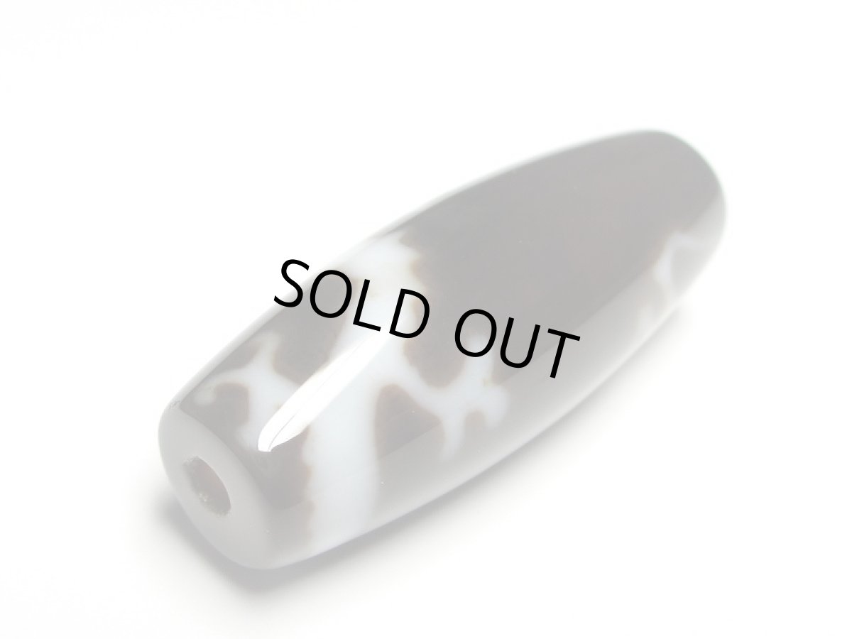 画像5: 黒地至純・観音乗龍天珠 37mm (5)