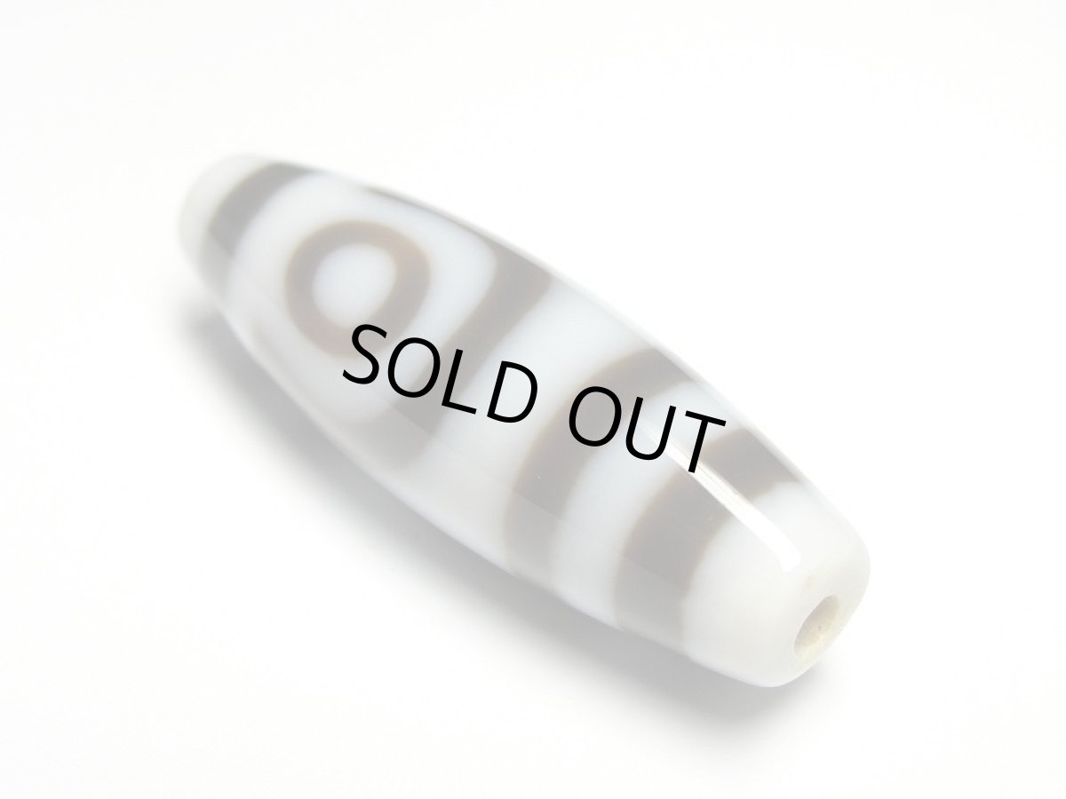 画像4: 白地至純・ 二眼天珠 38mm【160427】 (4)