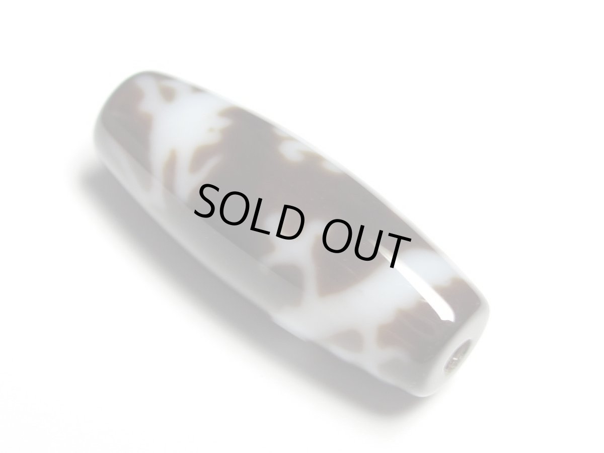 画像4: 黒地至純・観音乗龍天珠 36mm【160427】 (4)