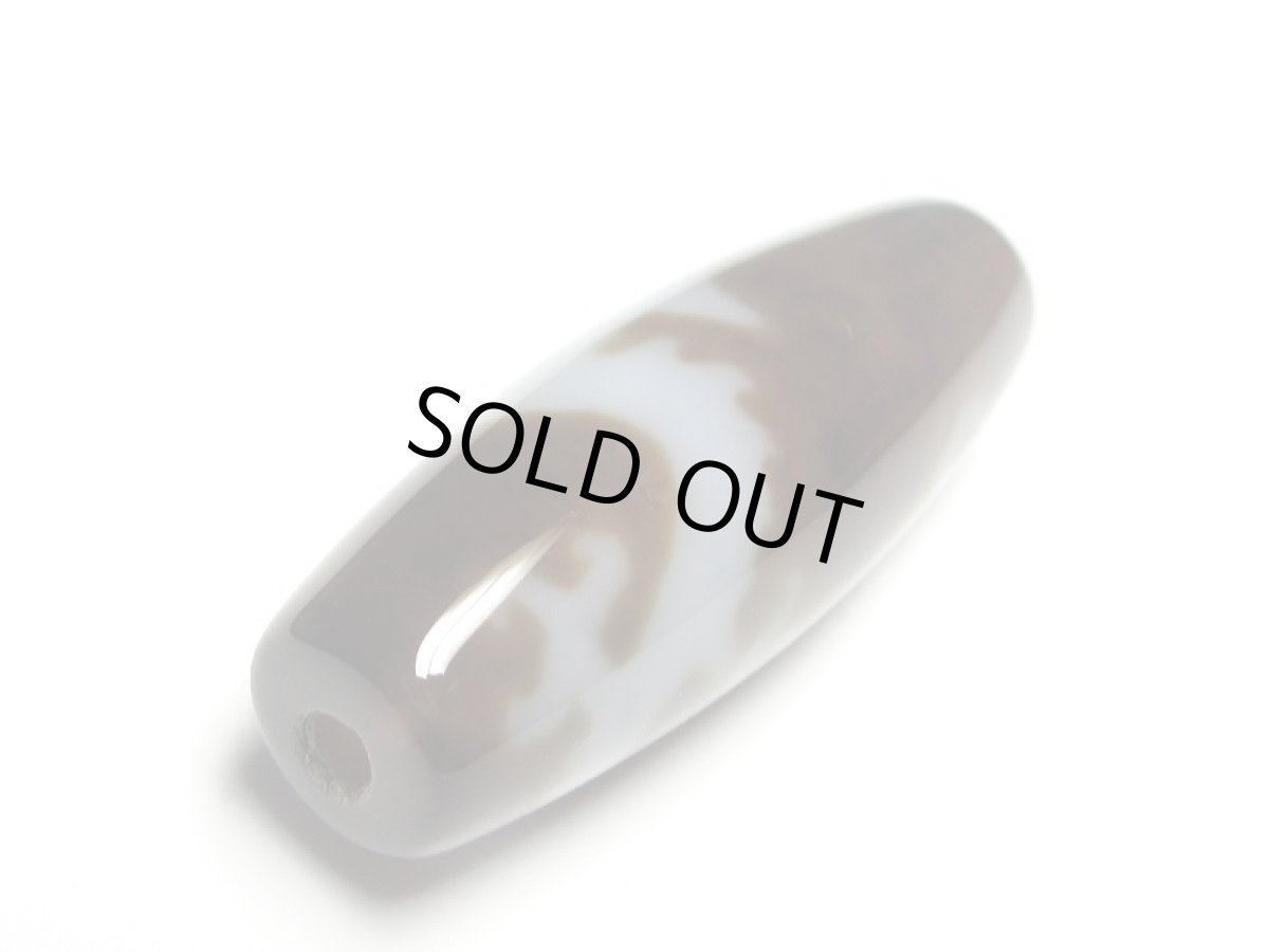 画像5: 黒地至純・観音乗龍天珠 37mm (5)