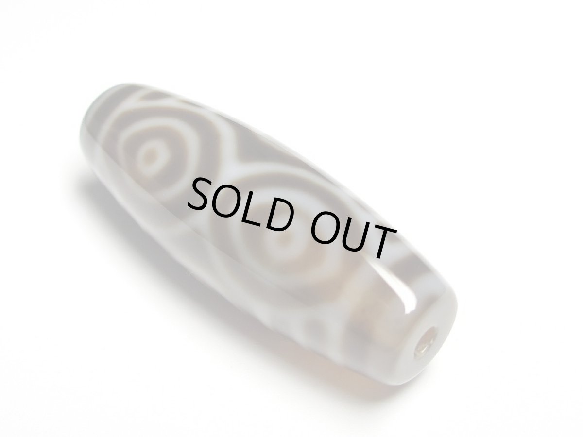 画像2: 黒地至純・龍眼天珠 37mm【160427】 (2)