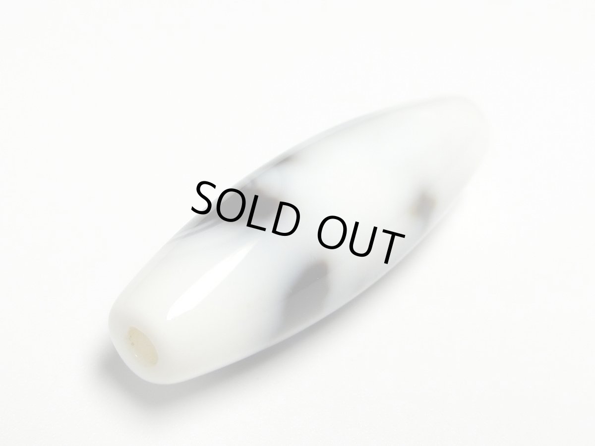 画像5: 白地至純・ 観音天珠 38mm【160427】  (5)