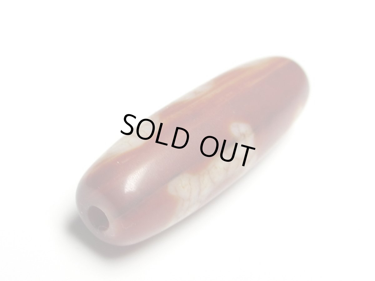 画像5: 老鉱朱砂紅・三眼&如意樹(緑度母)天珠 37.5mm (5)