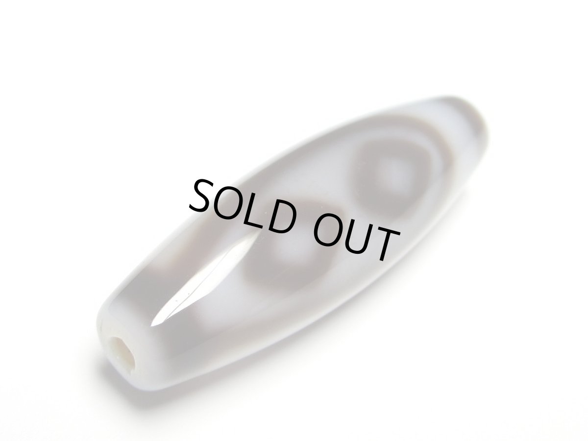 画像3: 白地至純・ 金剛如意天珠 38mm【160427】  (3)