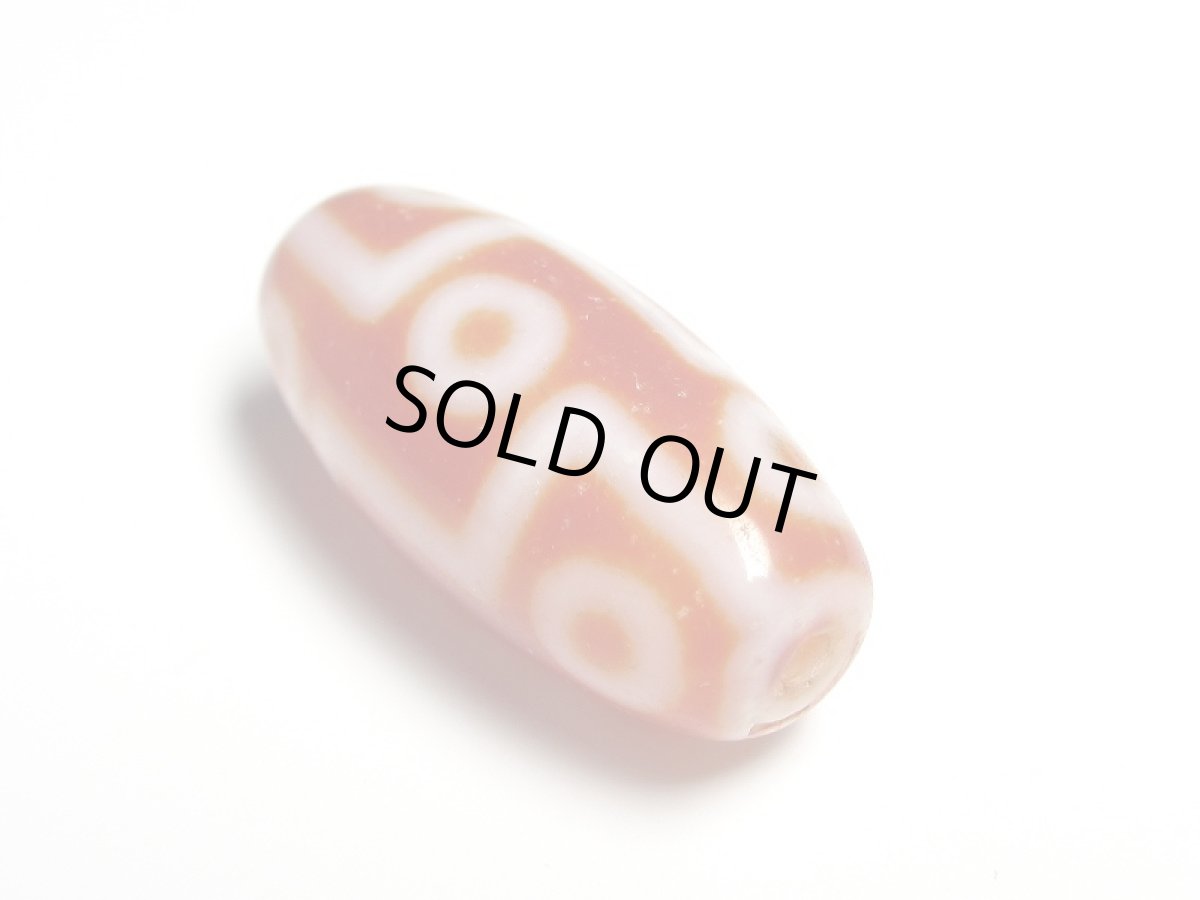 画像4: 老鉱朱砂紅・九眼天珠 31.5mm【160427】 (4)