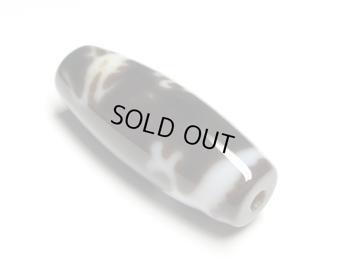 画像4: 黒地至純・観音乗龍天珠 37mm (4)