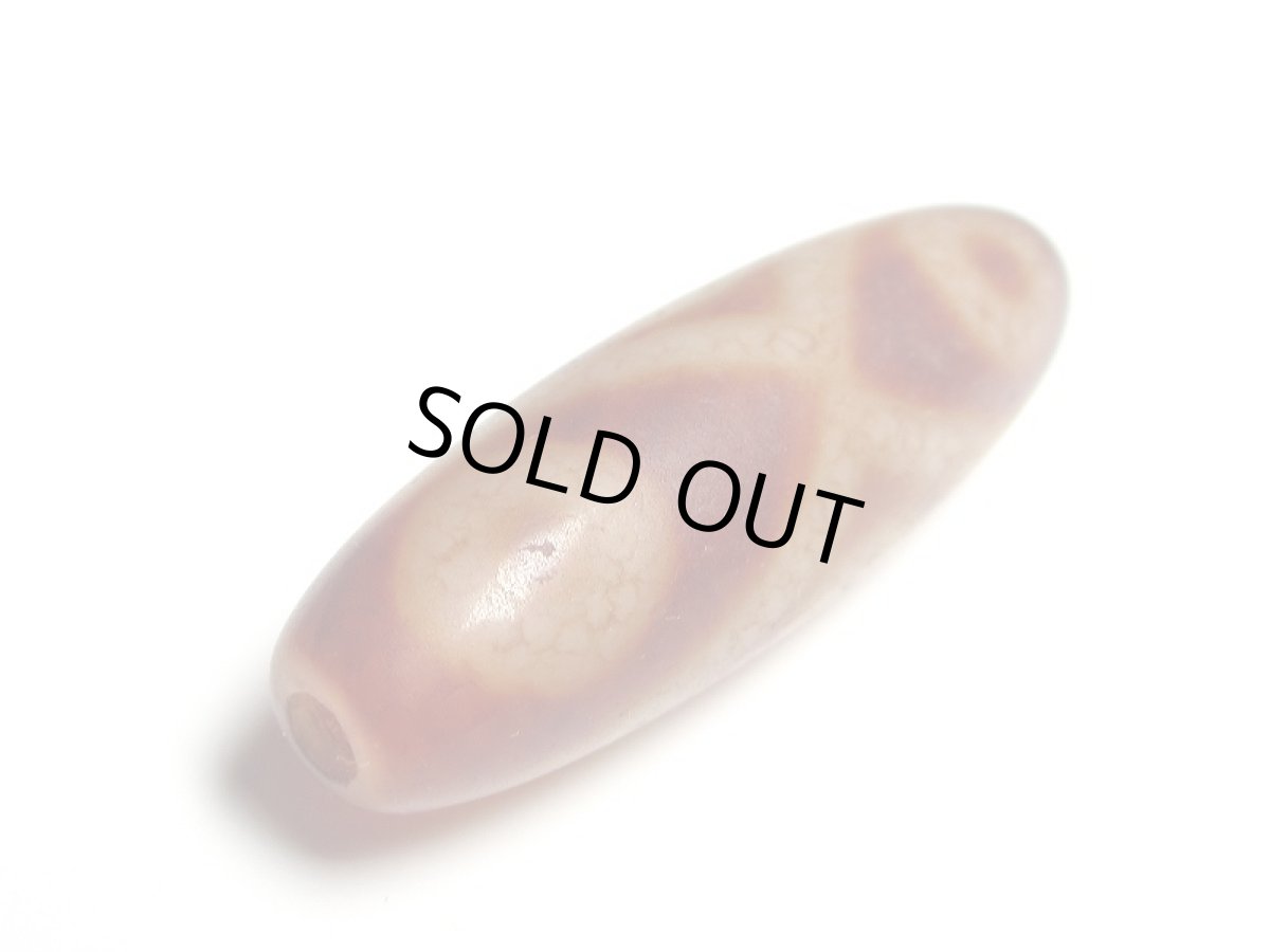 画像5: 老鉱朱砂紅・金剛六眼天珠 37.5mm (5)