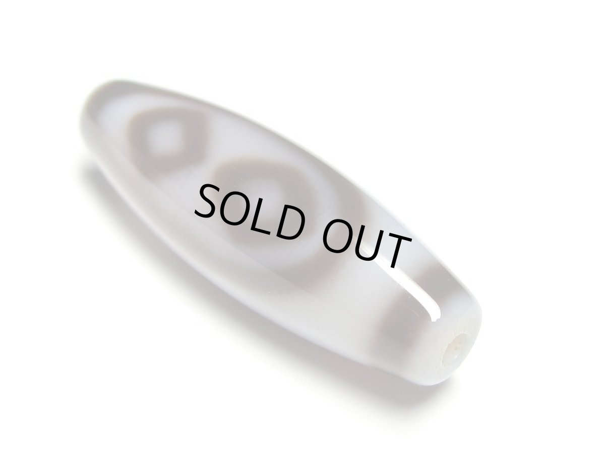 画像4: 白地至純・ 金剛如意天珠 38mm【160427】  (4)