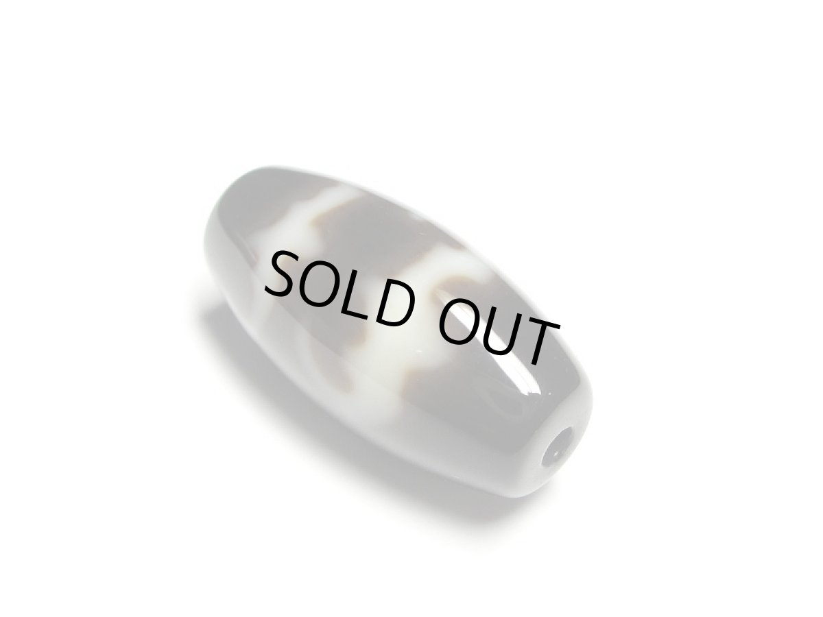 画像4: 黒地至純・五福臨門天珠 25mm【160427】 (4)