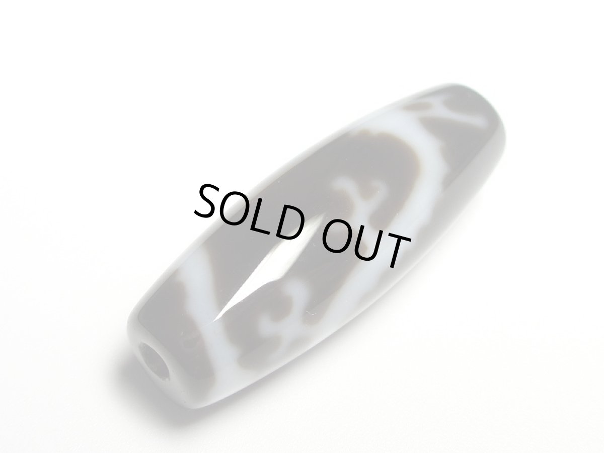 画像3: 黒地至純・観音乗龍天珠 37mm【160427】 (3)