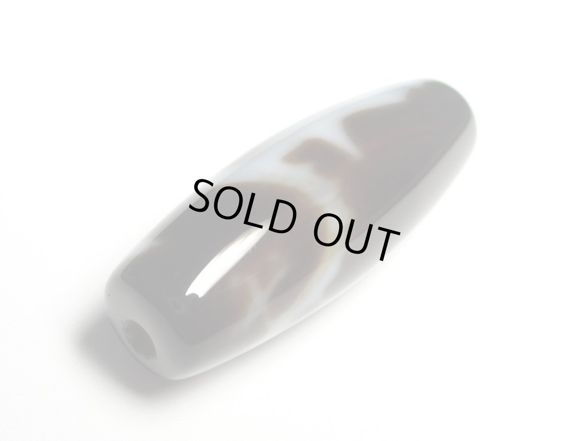 画像5: 黒地至純・観音乗龍天珠 37mm【160427】 (5)