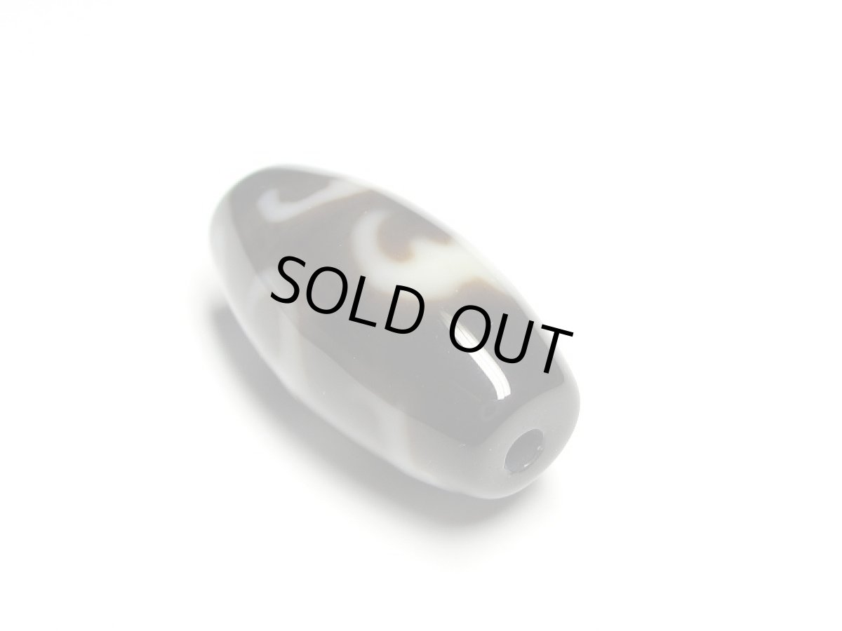 画像6: 黒地至純・五福臨門天珠 25mm【160427】 (6)