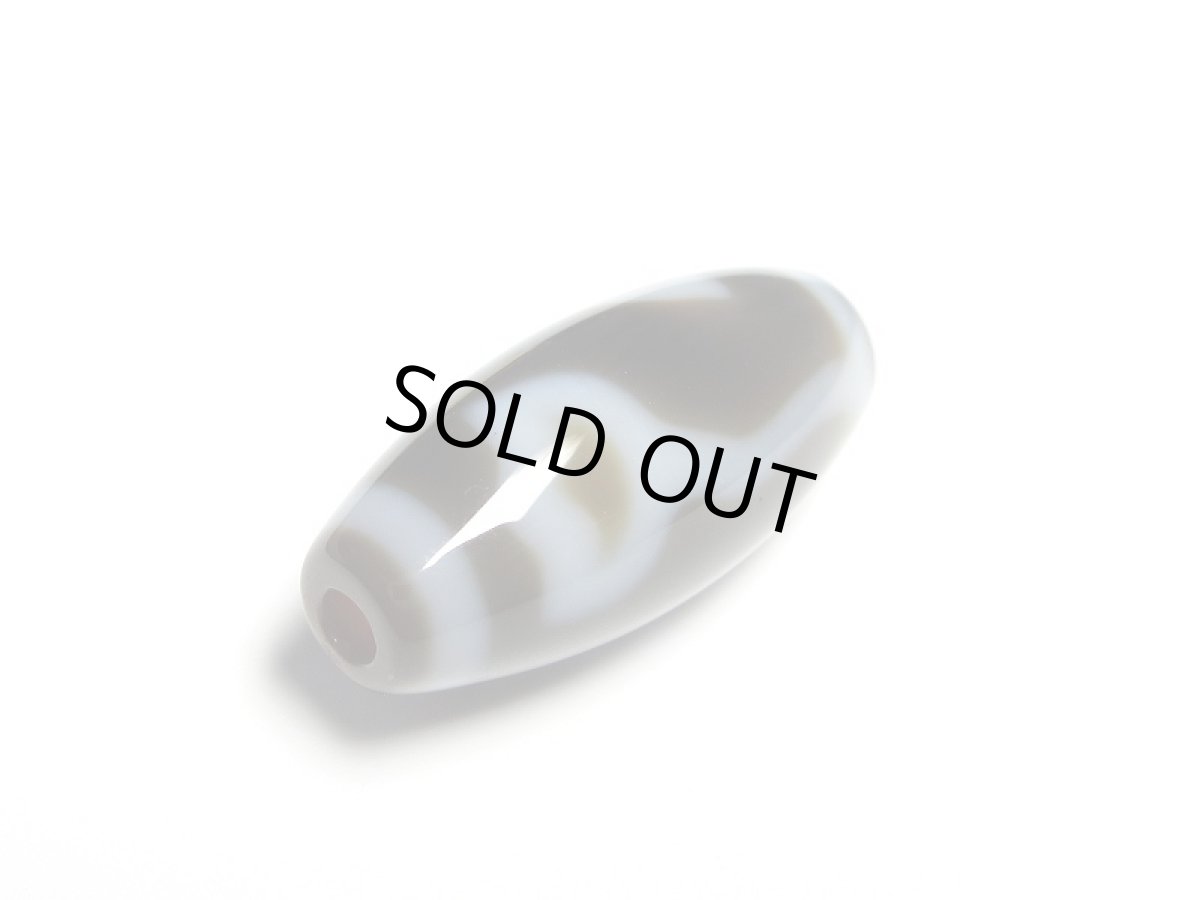 画像3: 黒地至純・水蓮花天珠 24mm【160427】 (3)