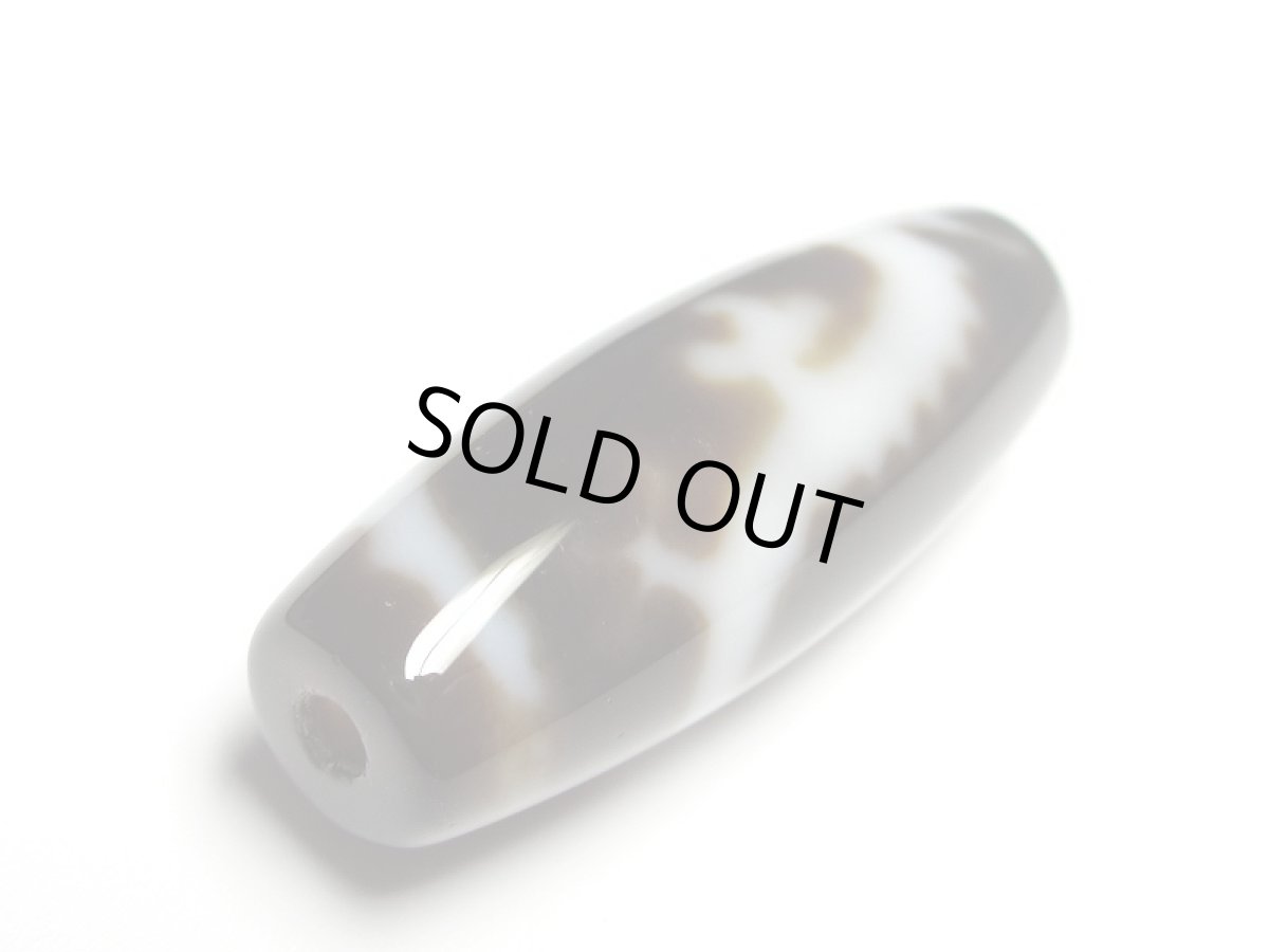 画像3: 黒地至純・観音乗龍天珠 37mm (3)