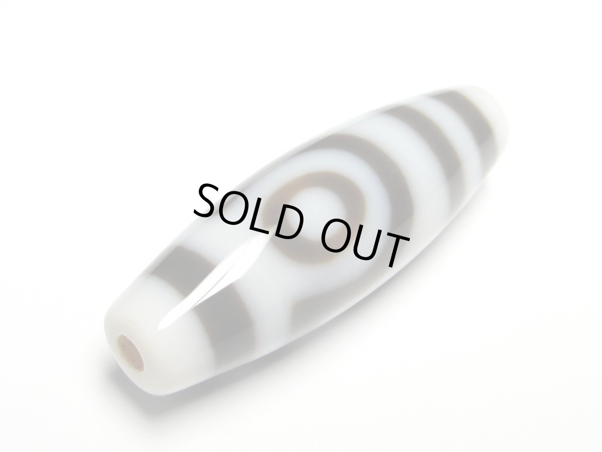 画像3: 白地至純・ 二眼天珠 38mm【160427】 (3)