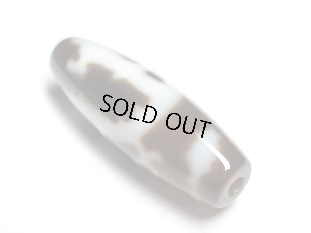 画像2: 黒地至純・観音乗龍天珠 39mm【160427】 (2)