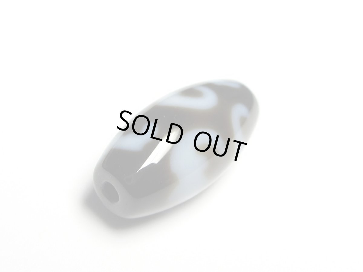 画像5: 黒地至純・五福臨門天珠 25mm【160427】 (5)